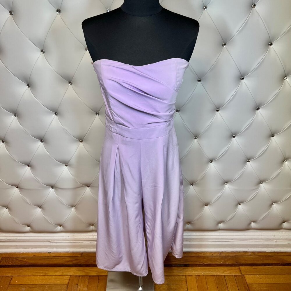 DO&BE lavender strapless jumpsuit size M